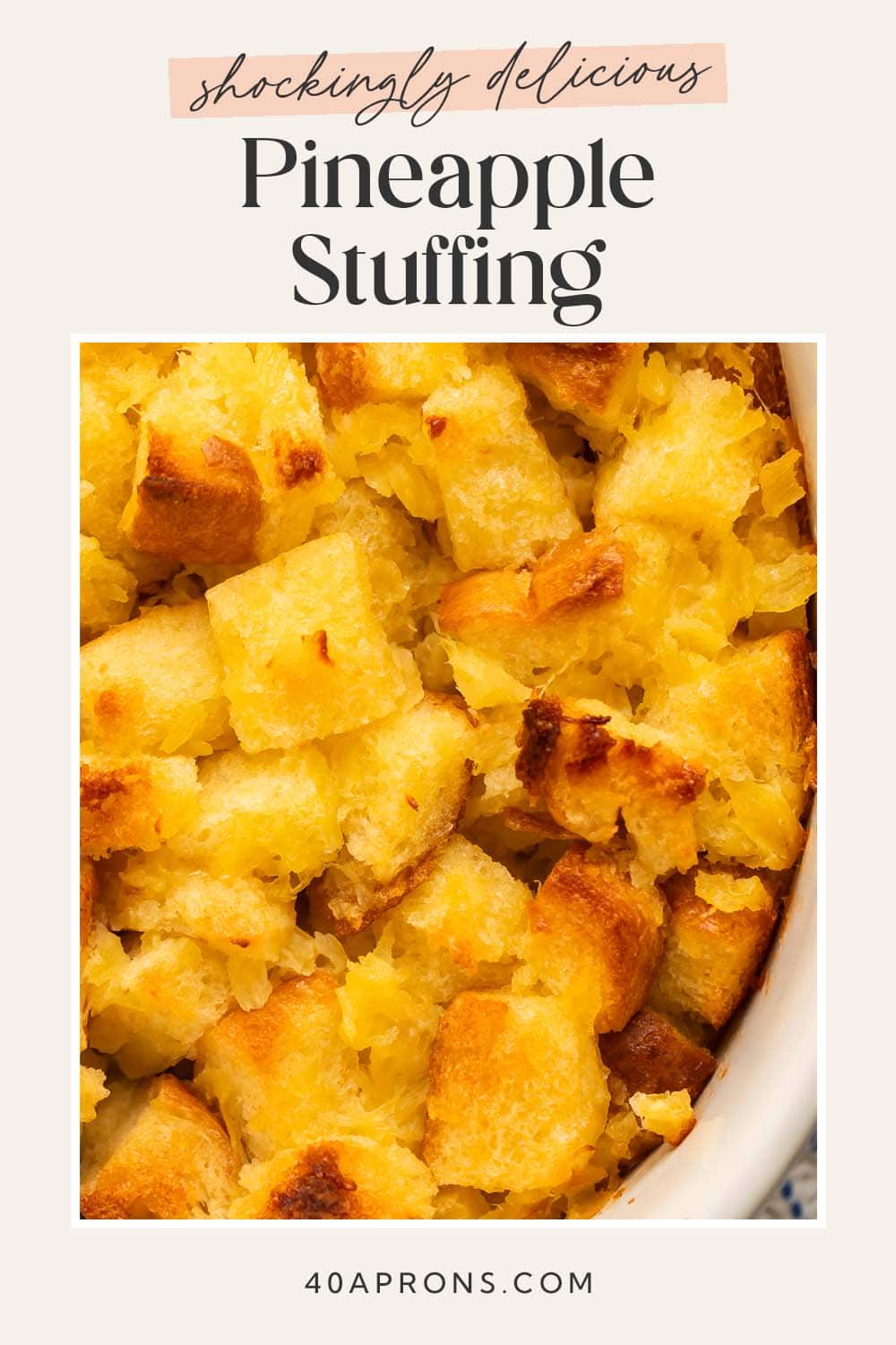 Pin graphic for pineapple stuffing.